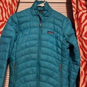 Patagonia Insulated Down Sweater, Styled for warmth, Women's xsmall, Teal,